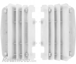 Cache radiateur POLISPORT blanc Yamaha YZ450F
