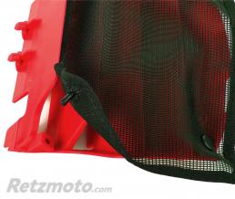 Filet cache radiateur POLISPORT noir Honda CRF250R