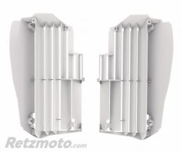 Cache radiateur POLISPORT blanc Yamaha YZ450F