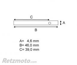 Kit d'axes de plaquette de frein BMW K1300 R '09