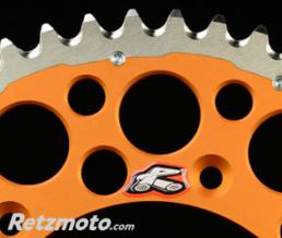 Couronne RENTHAL Twinring 50-dents Ultra-light anti-boue anodis� dur orange KTM Husqvarna