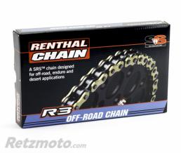 RENTHAL Cha�ne de transmission RENTHAL R3 joints toriques 520 118 maillons or/noir