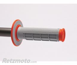 Rev�tements RENTHAL MX picots/semi-gauffr� gris/orange