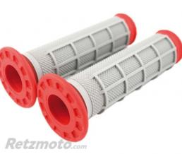 Rev�tements RENTHAL Quad picots/semi-gauffr� gris/rouge