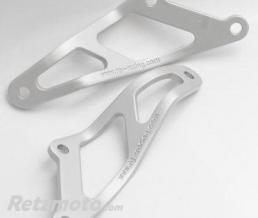 R&G Patte de fixation de silencieux R&G RACING argent Aprilia