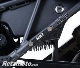 Cache orifice repose-pieds R&G RACING noir Honda CRF1000L Africa Twin