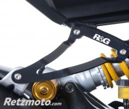 Patte de fixation de silencieux R&G RACING noir Ducati Monster 1200R