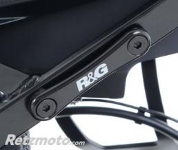 Caches orifice repose-pieds R&G RACING noir (la paire) Yamaha XSR700