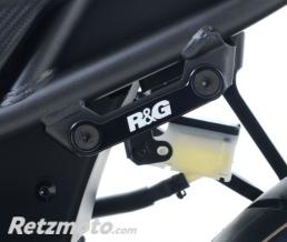 Cache orifice reposes-pieds gauche R&G RACING noir MV Agusta 1090RR