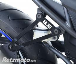 Patte fixation de silencieux R&G RACING noir Suzuki SV650