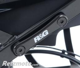 Cache-orifices repose pieds R&G RACING noir Honda CBR125R