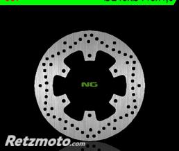 Disque de frein NG 057 rond fixe