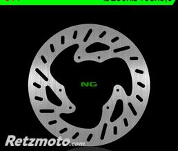Disque de frein avant gauche NG 614 rond fixe