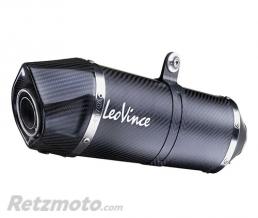 POT MAXISCOOTER LEOVINCE SBK LV ONE EVO INOX POUR PEUGEOT 400 METROPOLIS 2013> (COUPELLE CARBONE)