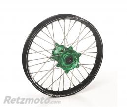 Roue arri�re compl�te HAAN WHEELS 18x1,85 jante noir/moyeu bleu Kawasaki KX250F