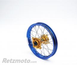 Roue avant compl�te HAAN WHEELS 21X1,60X36T jante bleue/moyeu or Yamaha WR/WR-F