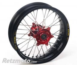 Roue arri�re compl�te HAAN WHEELS 19X2.15 jante noir/moyeu rouge Honda CRF450R
