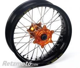 ROUE ARRIERE HAAN WHEELS 17X4,50X36T JANTE NOIRE/MOYEU ORANGE KTM SX/SX-F 125 et +