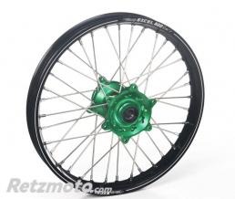 Roue avant compl�te HAAN WHEELS 21X1.60X36T jante noir/moyeu vert Kawasaki