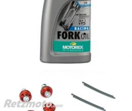 BITUBO Kit clapets BITUBO + huile de fourche MOTOREX Honda CBR1000RR