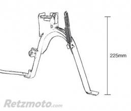 BUZZETTI BEQUILLE CENTRALE POUR NEOS 50 ANCIEN MBK OVETTO, MACH G