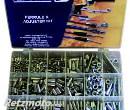 Coffret accessoires cables Venhill 459 pi�ces protections caoutchouc