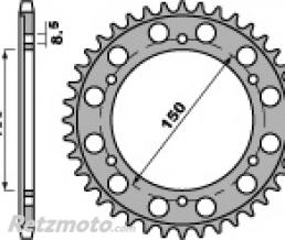 Couronne acier PBR 40 dents cha�ne 530 Honda NS400RF