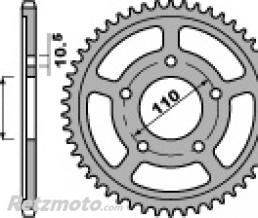 PBR Couronne acier PBR 43 dents cha�ne 530 Suzuki RF600