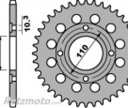 PBR Couronne acier PBR 33 dents cha�ne 530 Honda CB500T