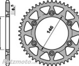 Couronne acier PBR 39 dents cha�ne 520 Suzuki TSR125R