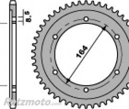 Couronne acier PBR 42 dents cha�ne 530 YAMAHA SR500