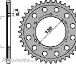 Couronne acier PBR 57 dents cha�ne 428 YAMAHA TDR125