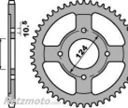 Couronne acier PBR 37 dents cha�ne 530 Honda CB500F1
