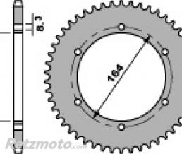 Couronne acier PBR 52 dents cha�ne 428 Hyosung GT125 COMET
