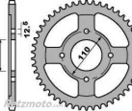 PBR Couronne acier PBR 40 dents cha�ne 530 Honda CB750 CA/CB