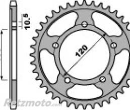 Couronne alu PBR 43 dents chaine 525 Aprilia RSV4