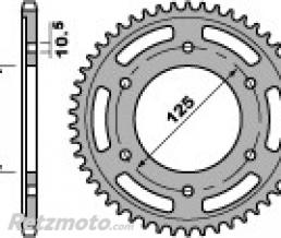 Couronne alu PBR 49 dents chaine 525 Triumph Daytona 675