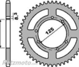 Couronne PBR 52 dents alu ultra-light pas 428 type 4413 Derbi DRD 125