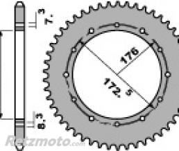 Couronne Ergal 420 47 dents non per��e PBR