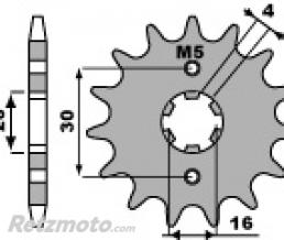 Pignon 13 dents PBR cha�ne 428 Yamaha TT-R125