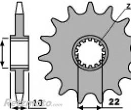Pignon 13 dents PBR chaine 520 TM 250-300-400-450