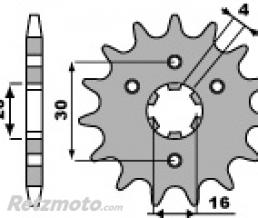 Pignon 14 dents PBR cha�ne 428 Kawasaki KMX125