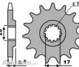 Pignon 14 dents PBR cha�ne 428 KTM SX85