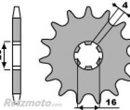 Pignon 13 dents PBR cha�ne 428 Yamaha YZ80