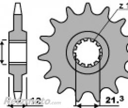 Pignon 12 dents PBR chaine 520 HUSQVARNA WR240/WR250