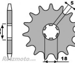 Pignon 12 dents PBR cha�ne 520 Kawasaki KX125