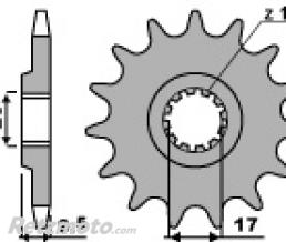 Pignon 12 dents PBR cha�ne 420 KTM SX60-65