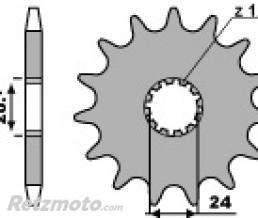 Pignon 17 dents PBR cha�ne 530 KAWASAKI GPZ900 NINJA