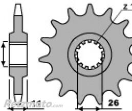 Pignon 16 dents PBR cha�ne 530 Yamaha YZF R1