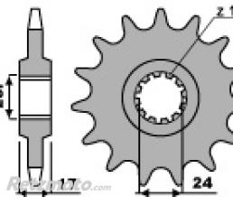 Pignon 15 dents PBR cha�ne 525 Honda CBR600F